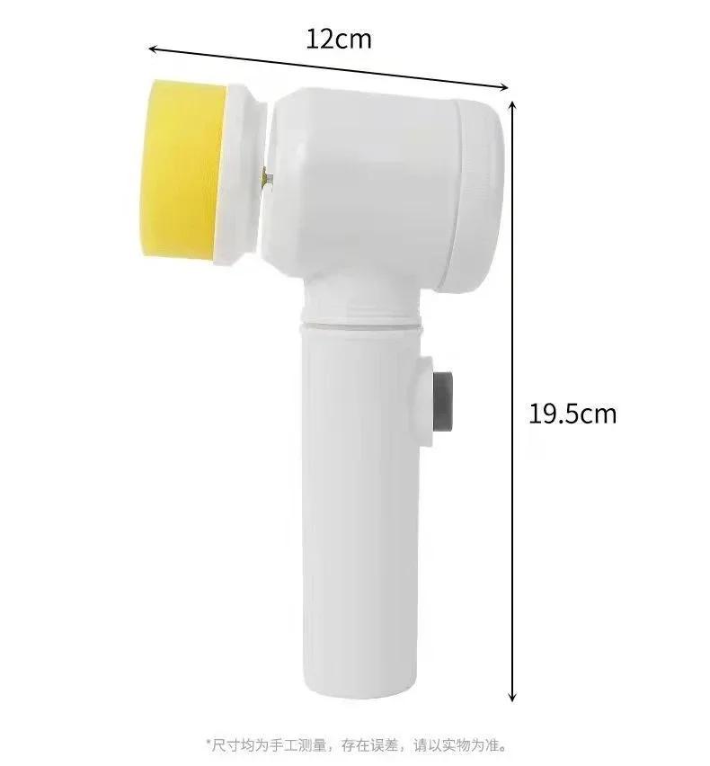 Wielofunkcyjna Elektryczna Szczotka Czyszcząca USB 5-w-1 Ręczna Szczotka do Wanny Czyszcząca Zlew Łazienkowy Kuchenny