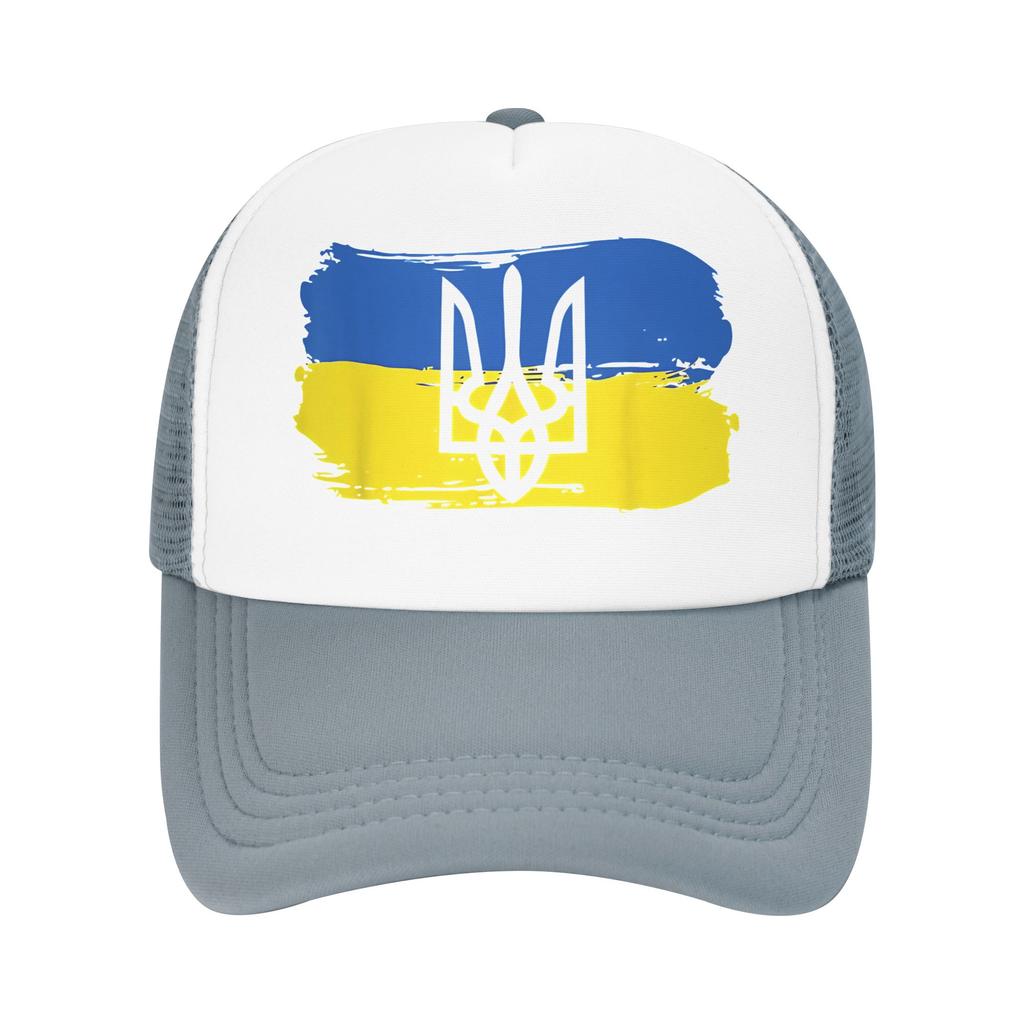 Summer Sun Hats Vintage Ukraine Ukrainian Flag Pride Baseball Cap Breathable Print Hip Hop Hats Unisex yk Cute Baseball Caps