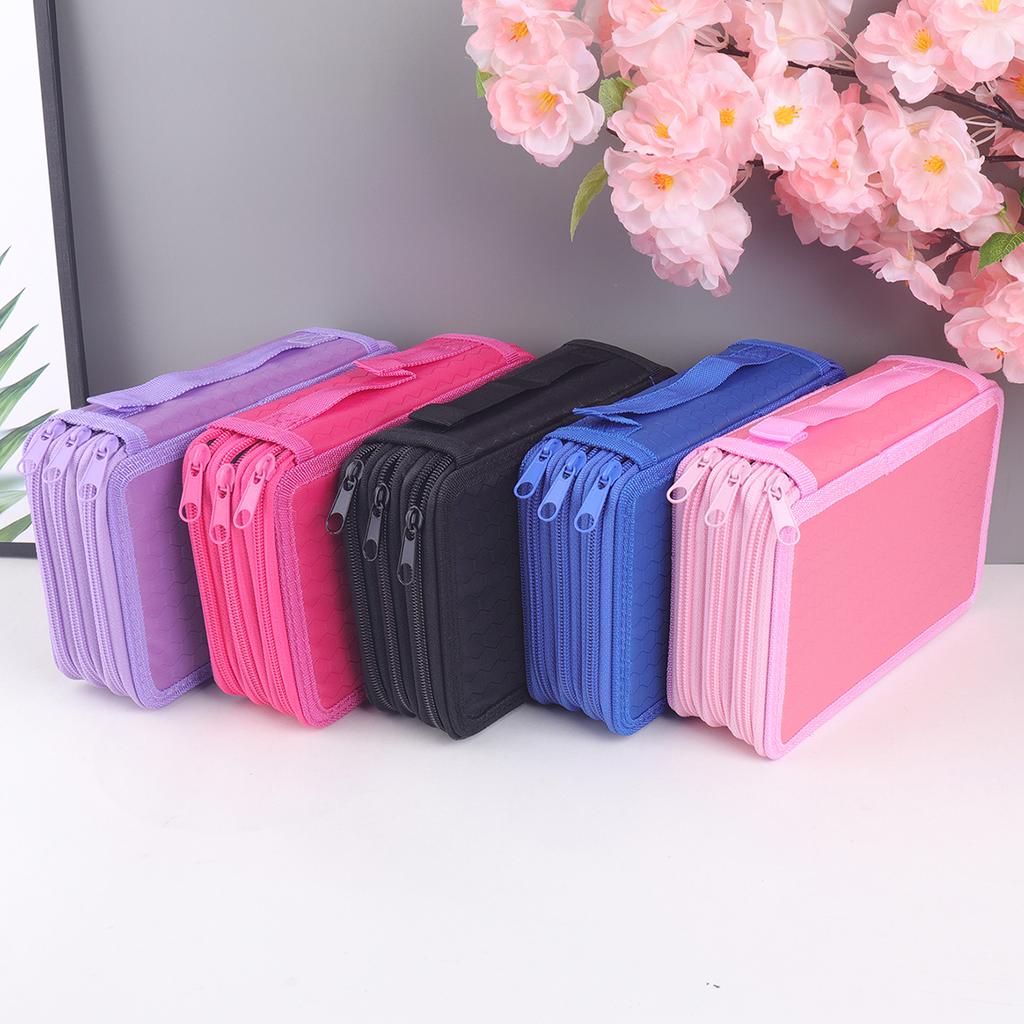 1 Piece 3-layer Handy Pencil Case, Stylish Large-capacity Student Pencil Case and Office Storage Bag, a Gift for a Friend