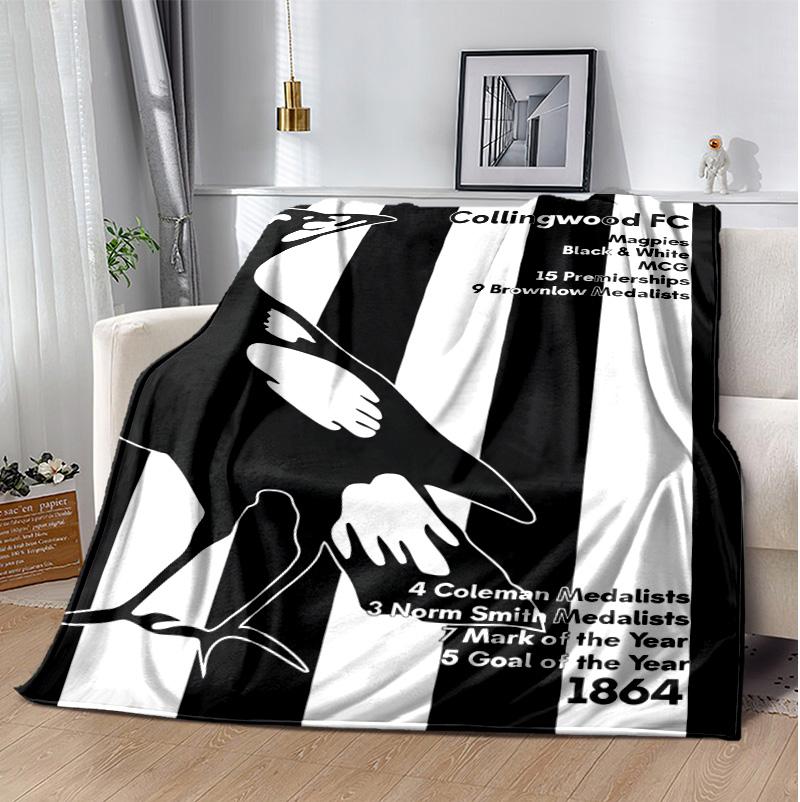 Collingwood Flannel Blanket Soft Warm All-Season Throw, Design for Camping, Car Travel, Hiking Sofa, Bed, Office Perfect Gift for Parties