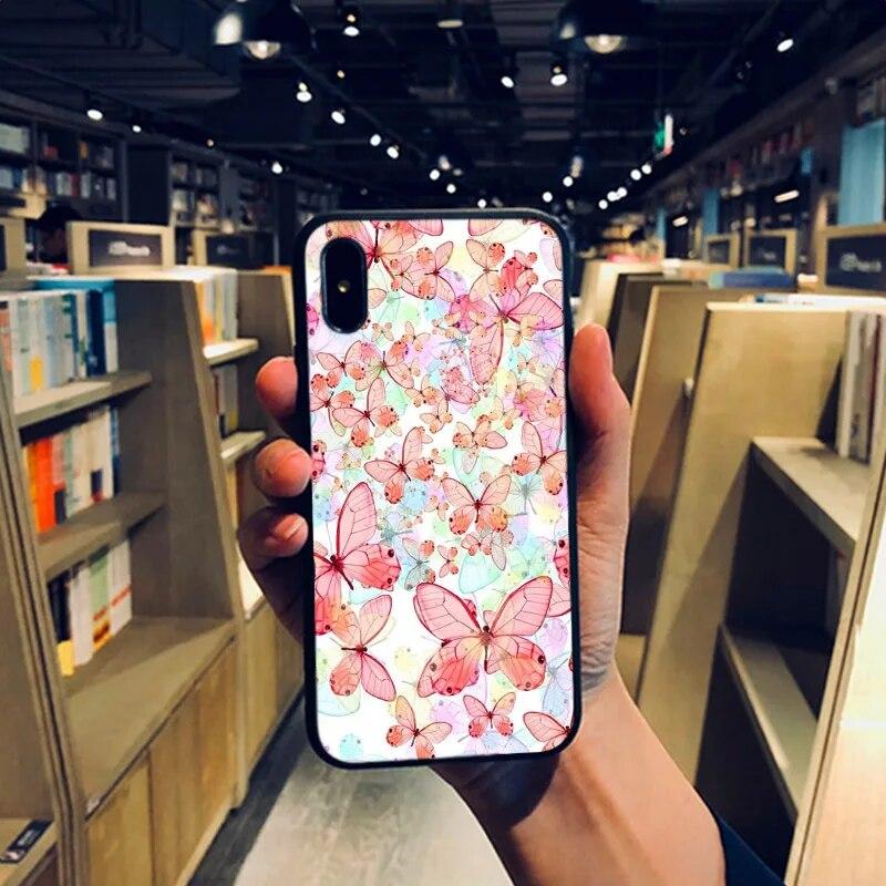 Śliczny motyl etui na telefon iPhone Samsung Galaxy Redmi Xiaomi Oppo OnePlus Note SA 7 8 9 10 11 12 13 14 20 21 22 23 53 54 Pro Max Ultra TPU miękki