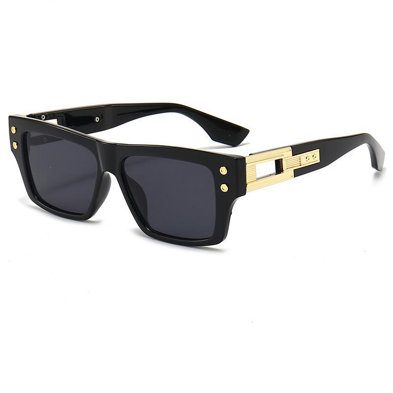 Glamour Luxury Men Sunglasses Trendy Fashion Brand Square Sun Glasses Unisex  Designer Shades