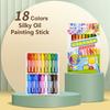 1Set Children Crayons Oil Pastel Dust Free Non-Toxic Crayons Toddler Washable Crayons Painting Drawing Sketching Oil Pastel