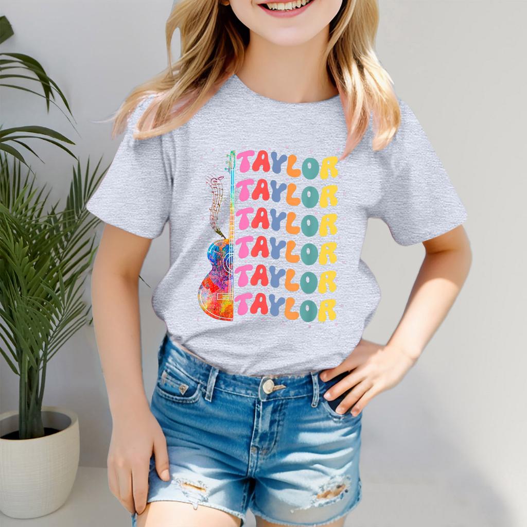 2-13Y Kid T Shirt Fashion Printed Kids Clothes Tshirt Tops Boys Tee Girls Baby Tee