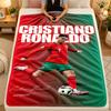 Koc Flanelowy Cristiano Ronaldo Ciepły Miękki Koc Rzutowy do Użytku Wewnętrznego Sofa Łóżko Salon