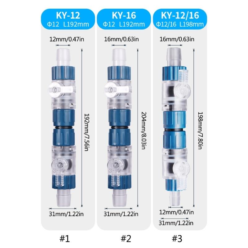 Rovné rychlospojky 12mm 16mm Rychloupínací hadicové konektory Vodovodní potrubí Vzduchové potrubí Armatury pro trubky 1/2" 5/8"
