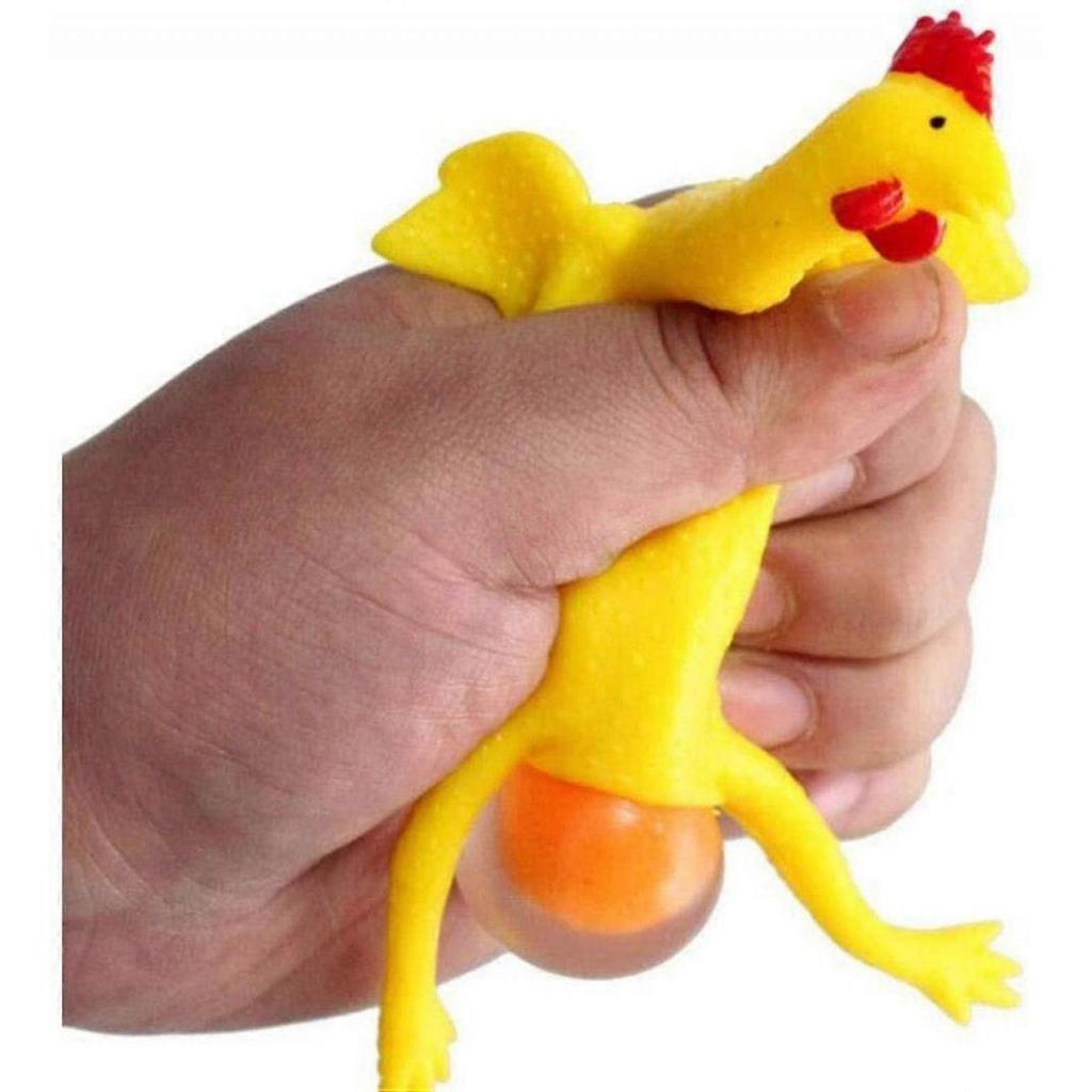 JUSCH 16cm Funny Squishy Toys Chicken and Eggs Stress Relieve