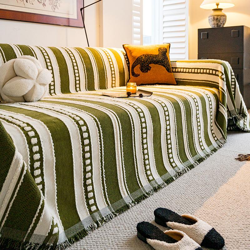 

2025 new four-season universal sofa towel, a whole non-slip all-inclusive anti-cat scratch sofa cushion cover cover cloth towel 180*130cm