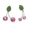 Disco Ball Cherry Decoration Pendant Decoration Room Decoration Mirror Ball with Leaf Props
