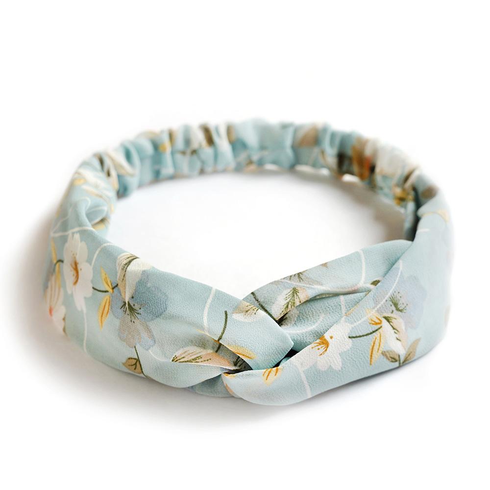 Fashion Women Girls Summer Bohemian Hair Bands Print Headbands Vintage Cross Turban Bandage Bandanas HairBands Hair Accessories