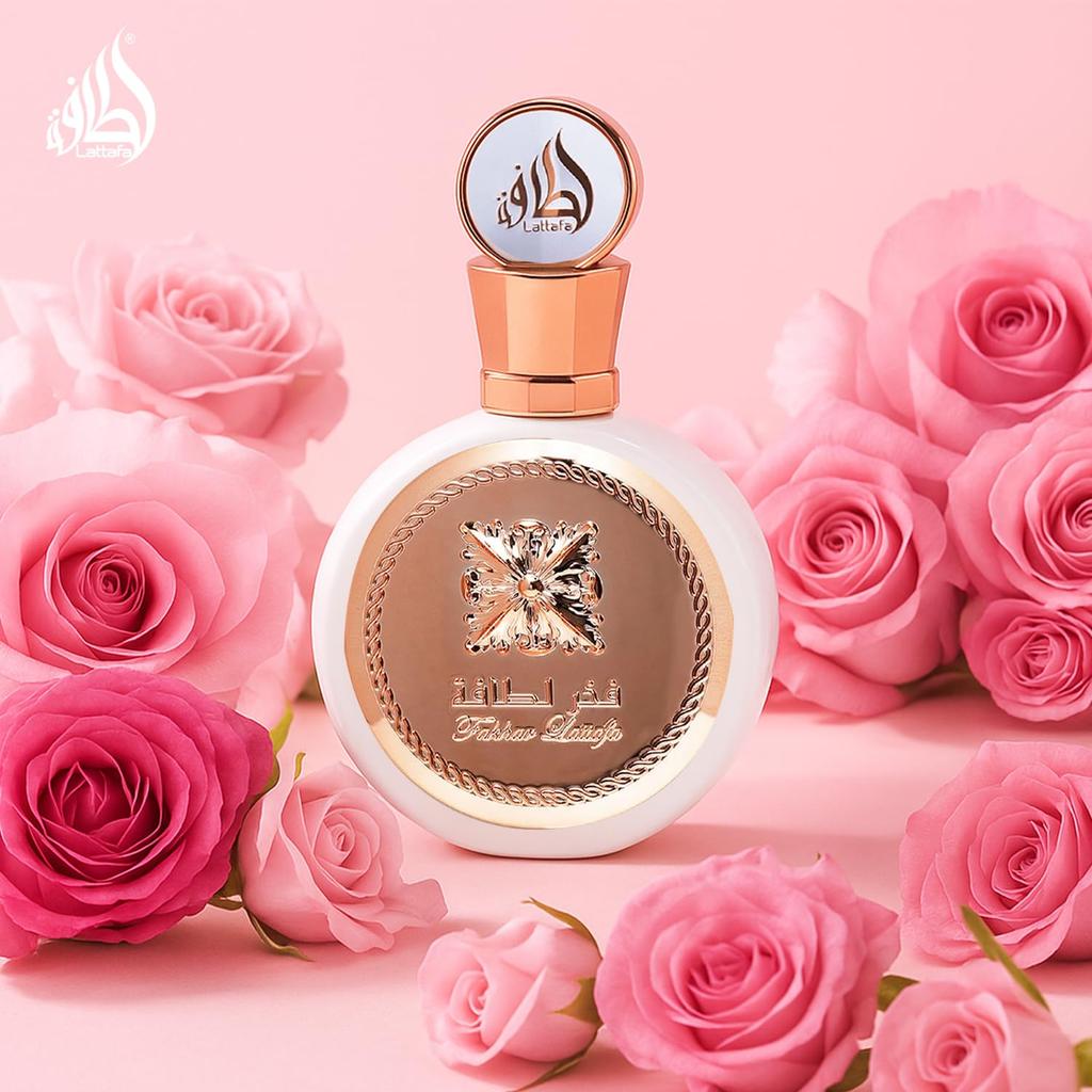 Lattafa Fakhar - Floral, Fruity Fresh, Sweet - Eau De Parfum Long-Lasting Fragrance for Women, 3.40 Ounce / 100 Ml