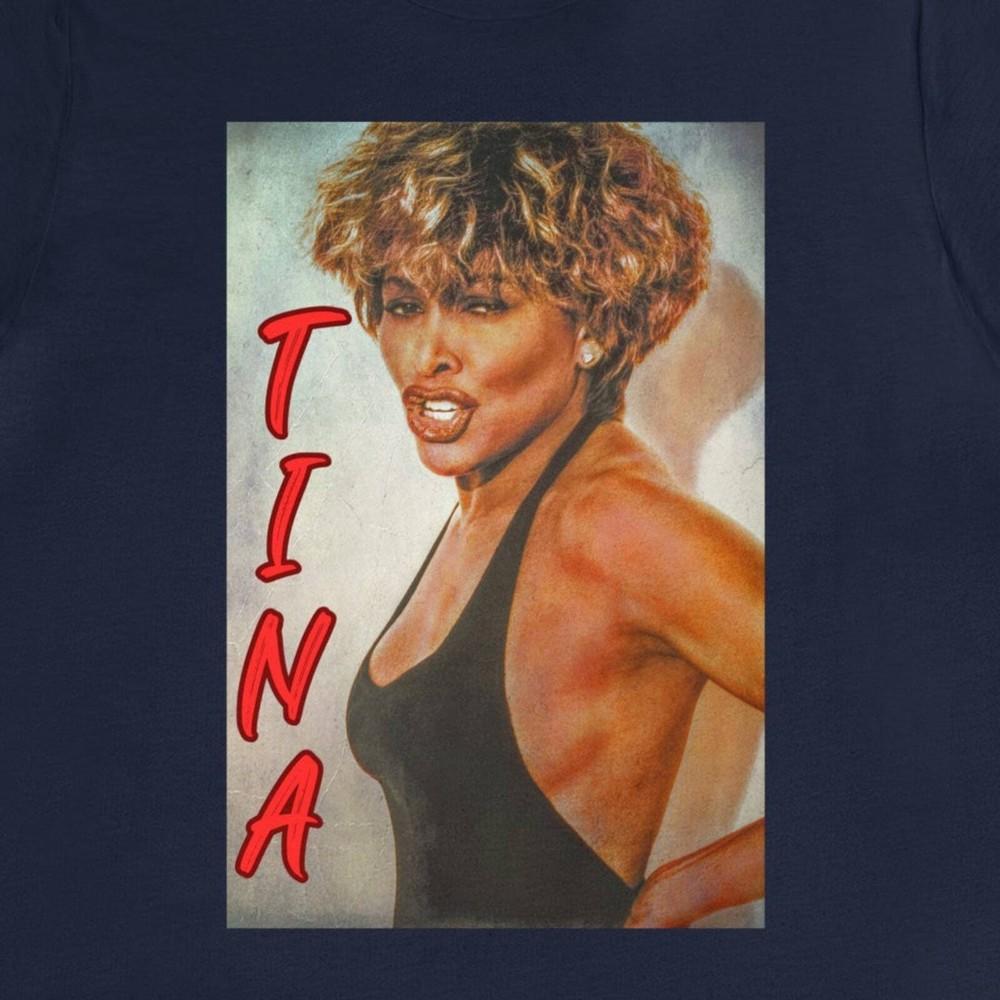 TINA TURNER T Shirt Tshirt T-shirt Tee Shirt Retro 1980s Style Band Tee Unisex V Unisex T-Shirt XXXXL