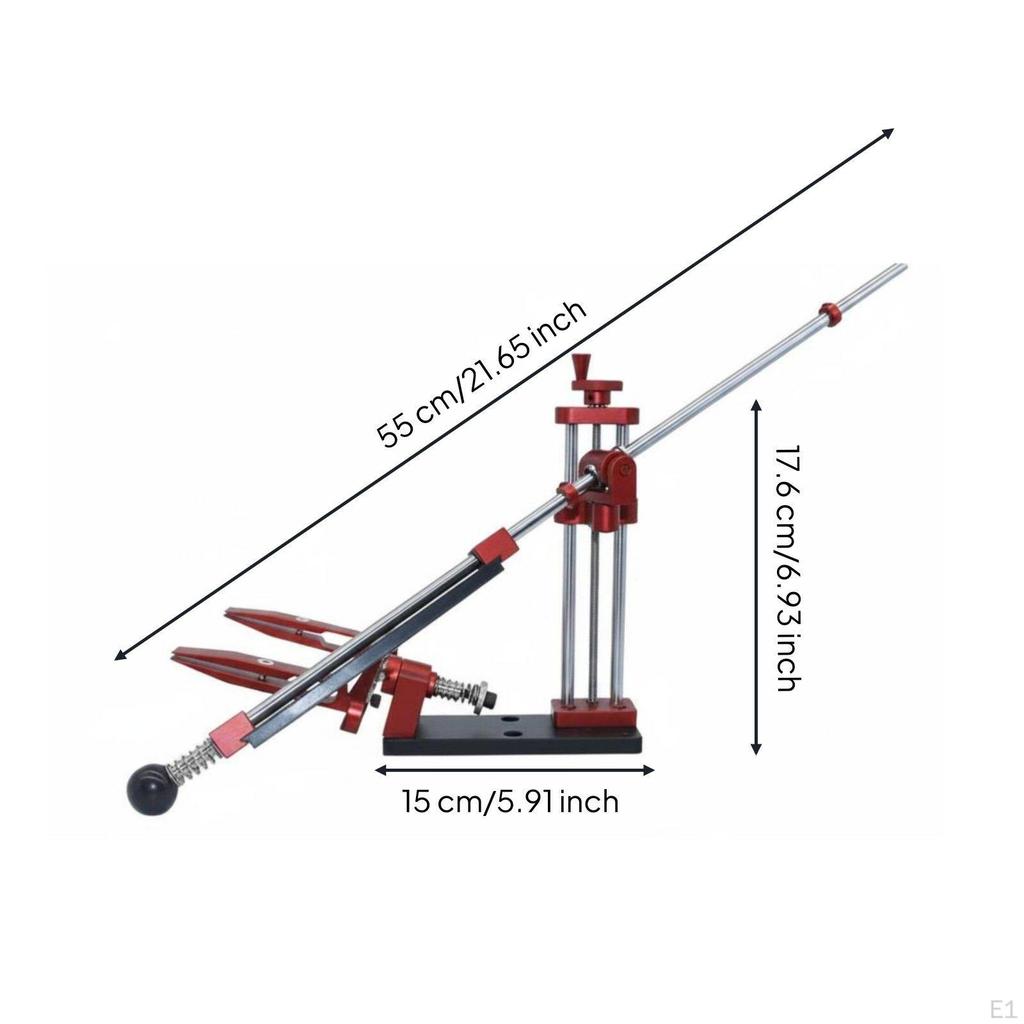 Fixed Angle Honing Tool Aluminum Alloy Adjustable Sharpening Jig Reversible Clamp Manual Blades