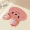 Tappetino da Bagno in Silicone con Texture Esfoliante Design Coniglio Antiscivolo Tappetino per Doccia per Massaggio ai Piedi 30cm