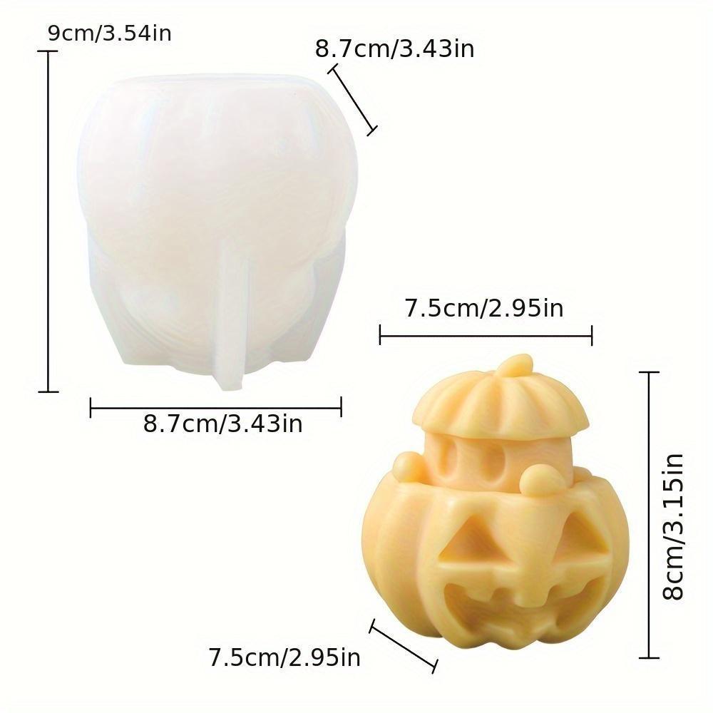 

1 Pcs Silicone Mold Candles Ghostly Hands And Feet Pumpkin Lanterns Halloween Resin Decorations Chocolate Holiday Gifts