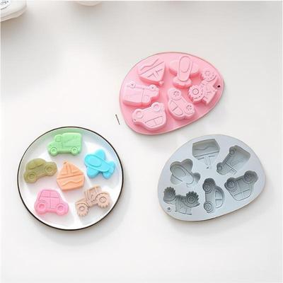 Chocolate Silicone Molds 3D Vintage Car Train Airplane Tray Baking Tools For Candy Mousse DIY Silicone Cake Mold