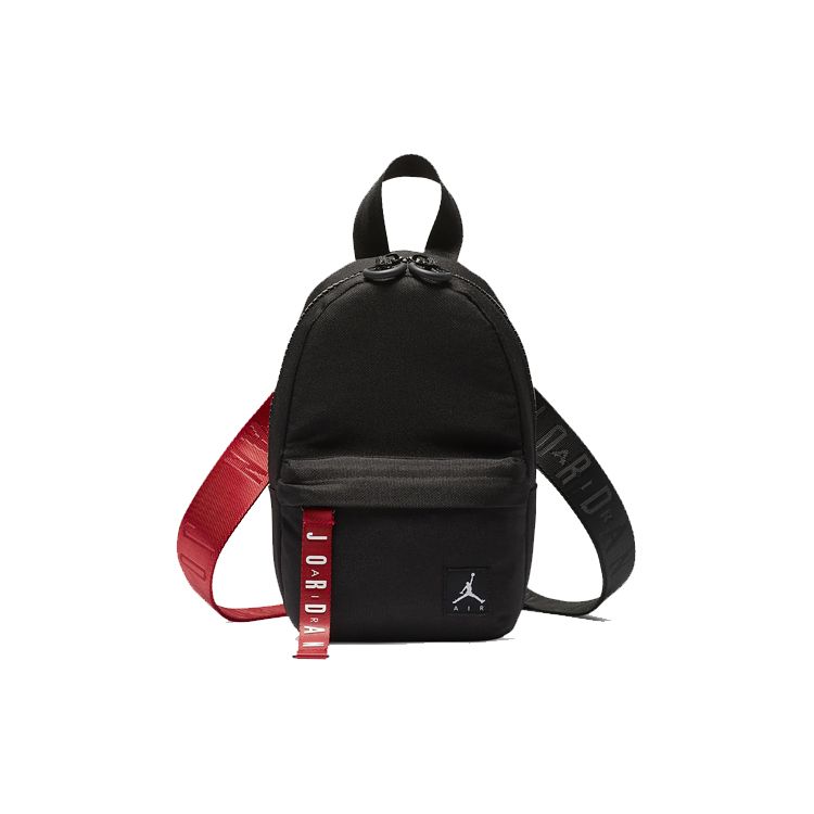 Jordan Multifunctional Two-Way Crossbody Backpack Unisex Backpack Black CU3285-010 Black