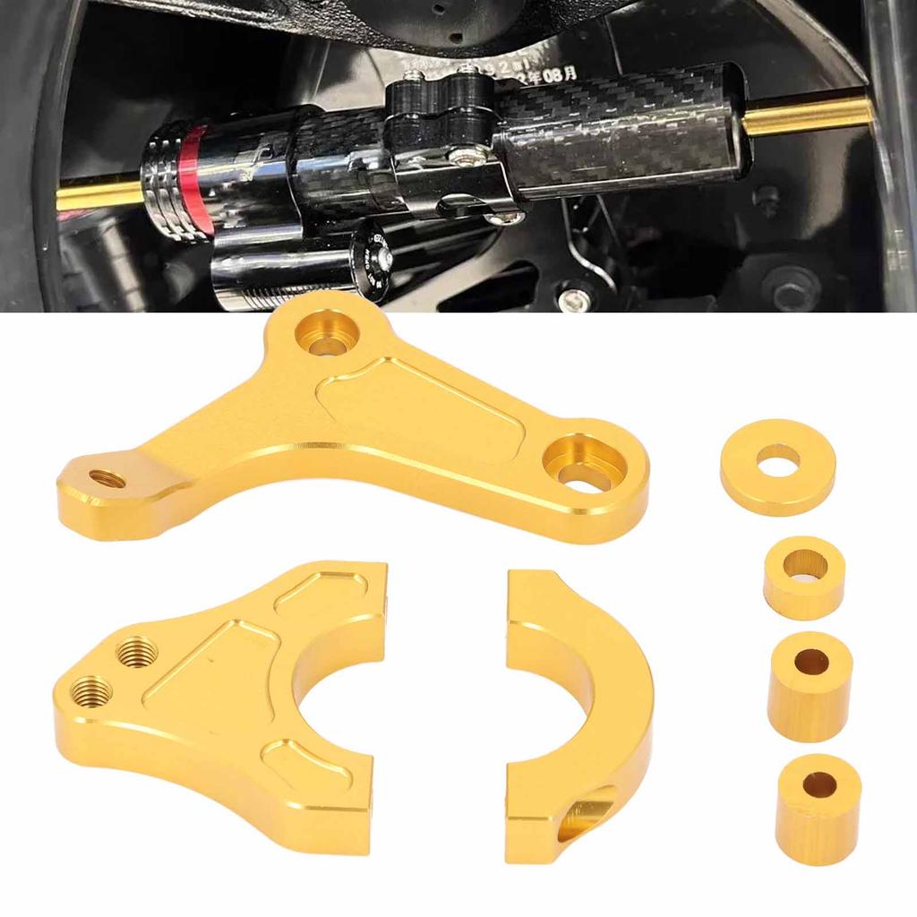 Motorcycle Steering Damper Stabilizer Bracket Adjustable Aluminum Alloy Lightweight for XMAX300 2017