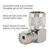 N Male To M Female Right Angle Coaxial Adapter Antenna Adapter for UHF Connector