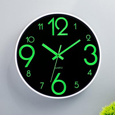 Wall Mounted Luminous Clock With Practical Fluorescent Effect And Precise Proportion For Home Decoration Luminous Clock
