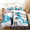 3D Print Anime After the Rain Bedding Set Boys Girls Twin Queen King Size Duvet Cover Pillowcase Bed boys Adult