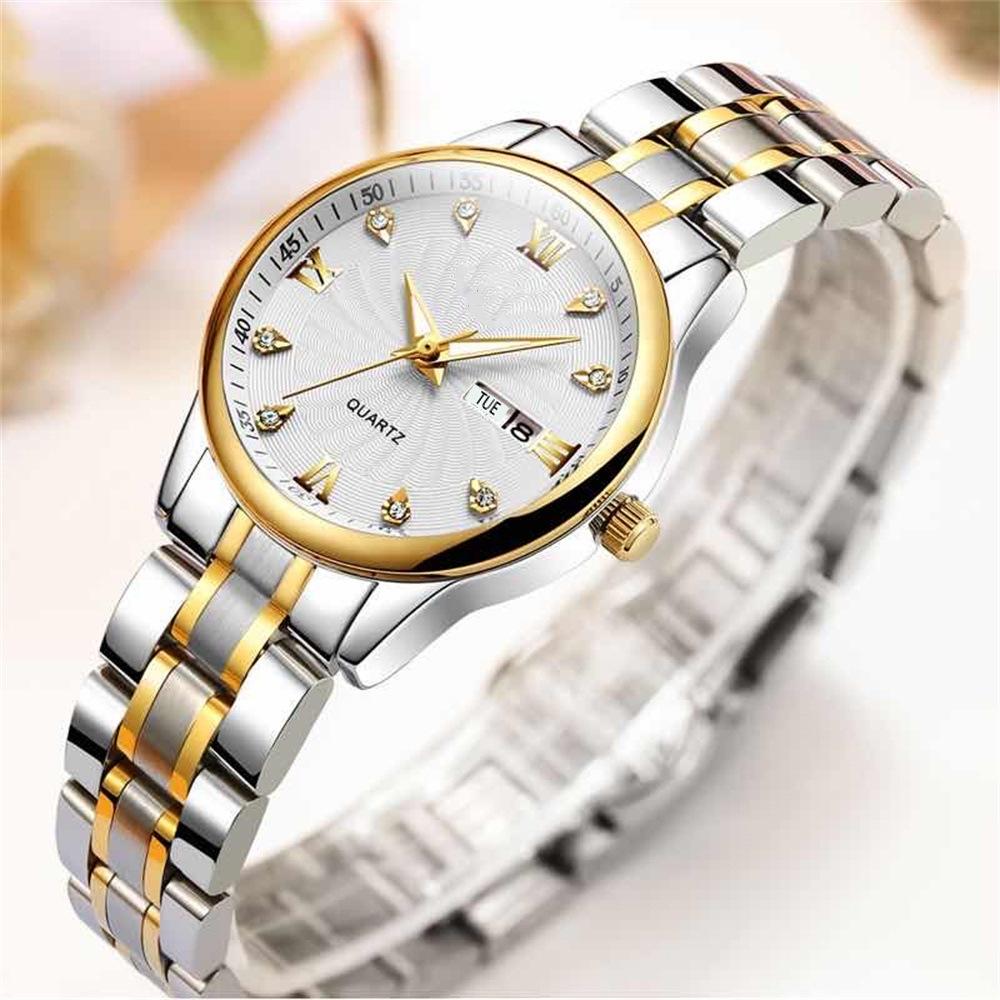 Women's Watch Double Calendar Gorgeous Student Adult Wristwatch