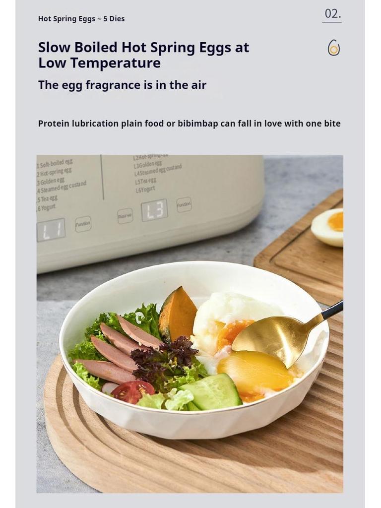 Fierbător de ouă dublu strat 110V cu oprire automată