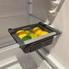 Hanging Refrigerator Basket, Gray, Adjustable Width