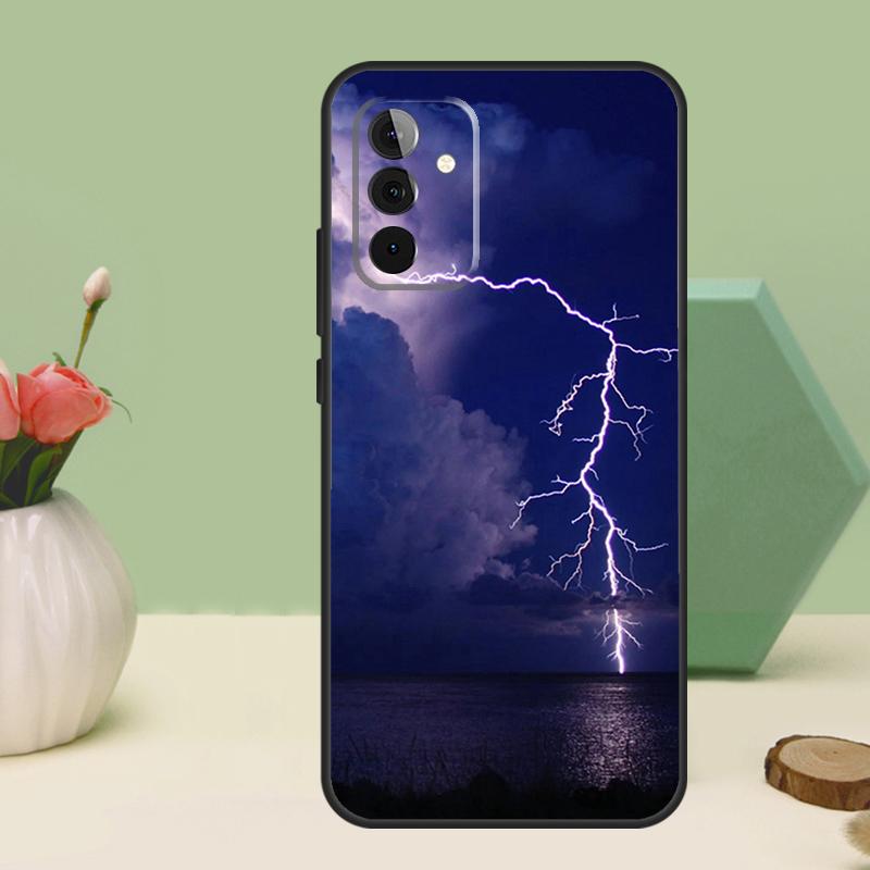 Sky Lightning Style For Samsung Galaxy A26 A54 A34 A14 A52 A32 A12 A13 A33 A53 A15 A16 A36 A56 A06 A35 A55 Case