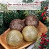 6Pcs/box Big Christmas Balls Gold Glitter Christmas Ball for Xmas Tree Hanging Ornaments Home Party 2025 New Year Gift Navidad