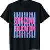 Special Education Dream Team Retro Stripes Back To School T-Shirt