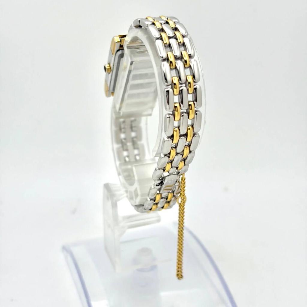 Used [New Battery] SEIKO EXCELINE Ladies Watch Rectangular 4N20-5150 990440