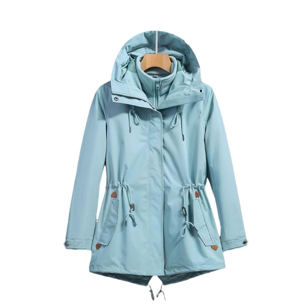 Women's 2023 Trendy Three-in-One Fleece Windbreaker for Tibet
