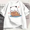 Dudu Bubu T Shirt For Unisex Cotton Vintage Tshirts Crew Neck Love Tee Shirt Short Sleeve Clothing Classic