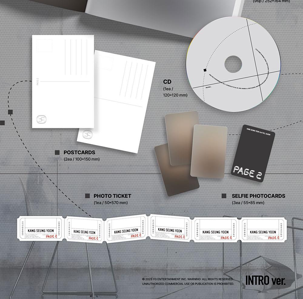 (INTRO / OUTRO Ver.) KANG SEUNG YOON (WINNER) [PAGE 2] 2nd Full Album