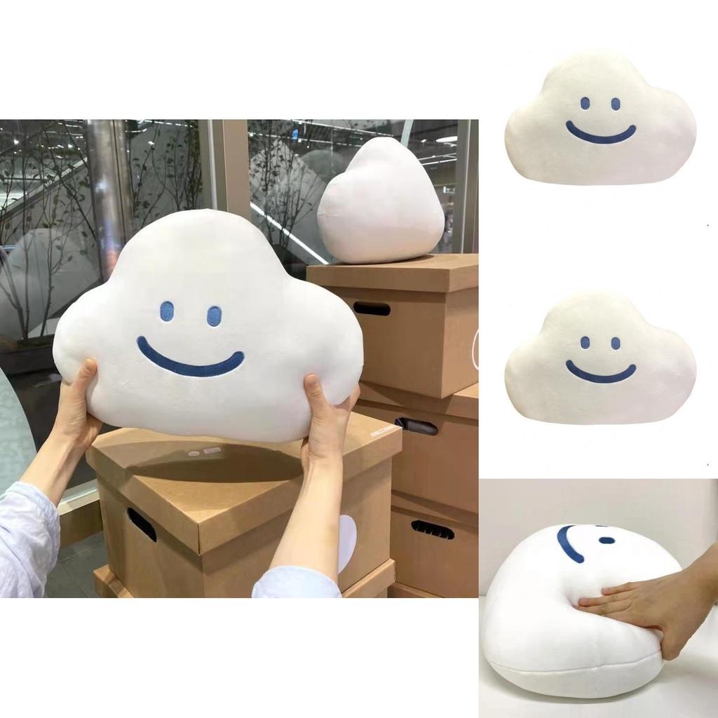 Soft And Cuddly Cloud Emoji Pillow For Girls Unique Korean Ins Design