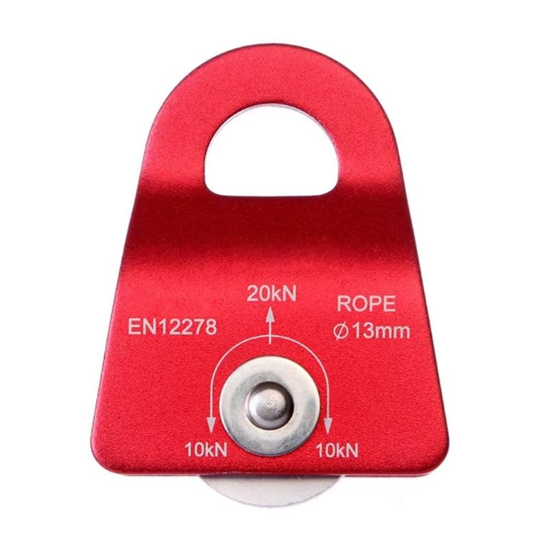 Practical Aluminum Descendings Device for Technical Climbing Gear and Safety Equipment Support 2000kg Statics Load