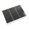 Portable Solar Panel 50W 18V Monocrystalline Waterproof High Efficiency for Home House Boat Trailer 