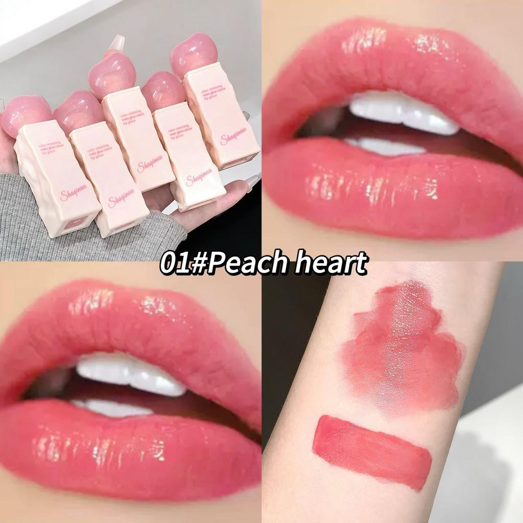 Mirror Gloss Lip SHAQINUO Hydrating, Long-Lasting Color with Luminous Mirror Finish for Glossy and Vibrant Lips All-Day Wear