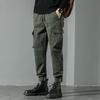 Overalls men's clothing autumn and winter new Korean version of trendy brand multi-pocket leggings large size loose ruffian handsome casual pants