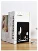 Chinese Style Ancient Architecture Metal Bookends: Decorative Desktop Ornaments and Book Support Clips