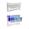 Display Rack with 10 Shelves Nail Hanger Shelf Tools Storage Holder Stand