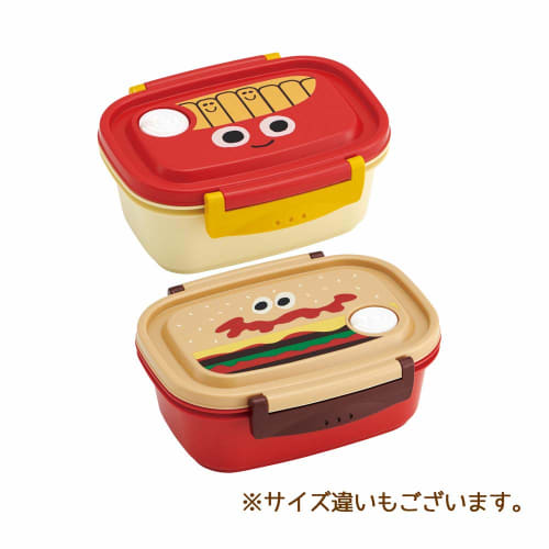 Skater Easy Light Lunch Box S Microwave Safe 430ml Seal Container Storage Container Burger Conks XPM3
