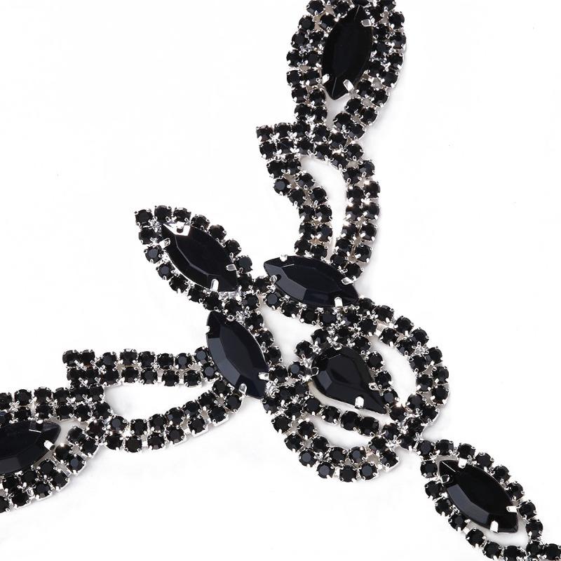 Maska z cyrkoniami, Przesadna maska z frędzlami na Halloween, Seksowna maska akcesoryjna