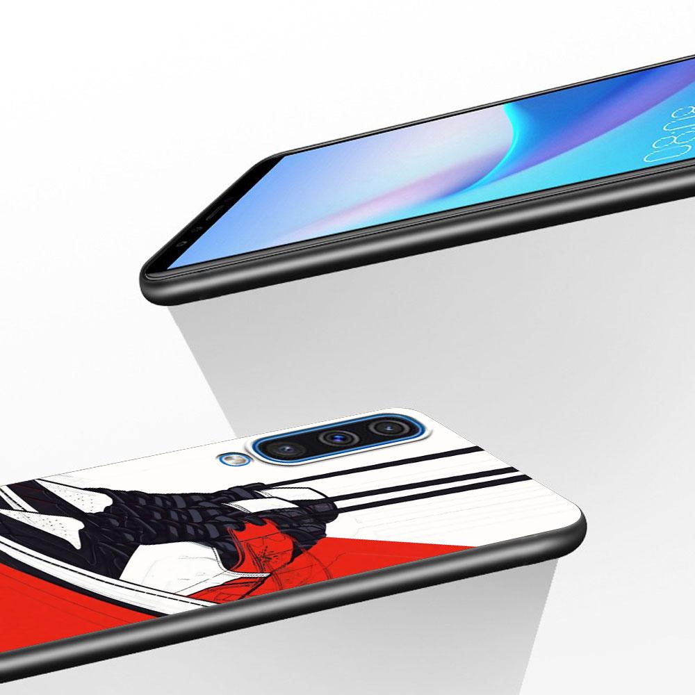 Pouzdro na boty Sneakers pro Samsung Galaxy A50 A50s A40 A20e A20 A30 A30s A70 A70s A10 A10s A20s A11 A21 A42 Černý kryt na telefon