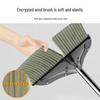 JINGRUIXIANG Transparent Broom and Dustpan Set