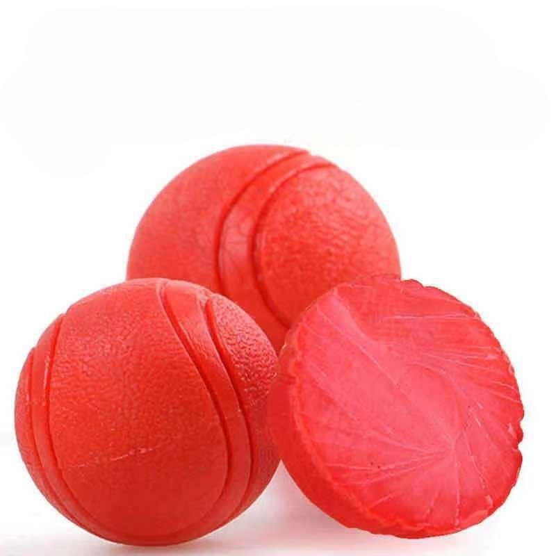 Haustier Gummi Vollkugel Hundetraining Hüpfender Backenzahnball Anti-Biss-Ball Ungiftiges Kauspielzeug Haustierbedarf