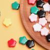 500g About 410Pcs Flower 14.5mm Loose Beads Jewelry Accessories Acrylic Solid Color