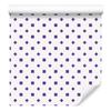 White and Lavender Dots Wallpaper for Living Room and Bedroom 50x1000