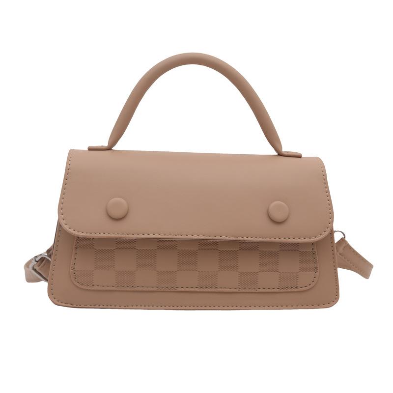 Fashionable Checkered Women's Bag New High quality Niche Crossbody Bag Fashionable Commuter Shoulder Bag Small Square Bag